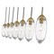 Z-Lite Arden Linear Chandelier, 7-Light, 4.75 In.W x 54 In.L x 12 In.H, Rubbed Brass/Clear 651P-7L-RB - alternate 8